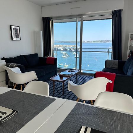 Appartement Design VIII - Port Rosmeur - Sublime Vue Mer 두아르느네 외부 사진