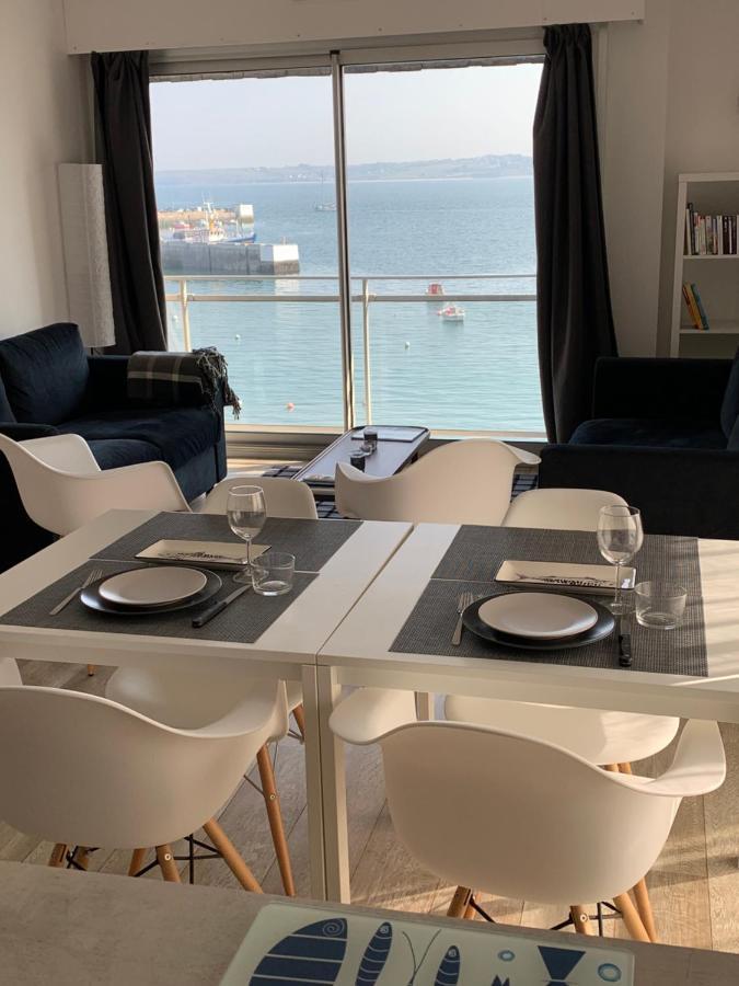 Appartement Design VIII - Port Rosmeur - Sublime Vue Mer 두아르느네 외부 사진