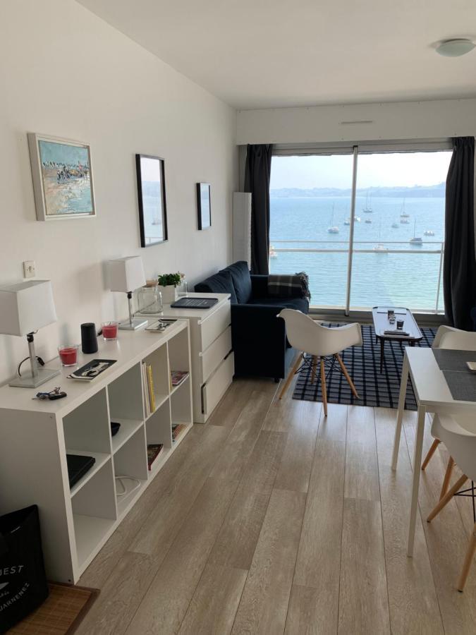 Appartement Design VIII - Port Rosmeur - Sublime Vue Mer 두아르느네 외부 사진