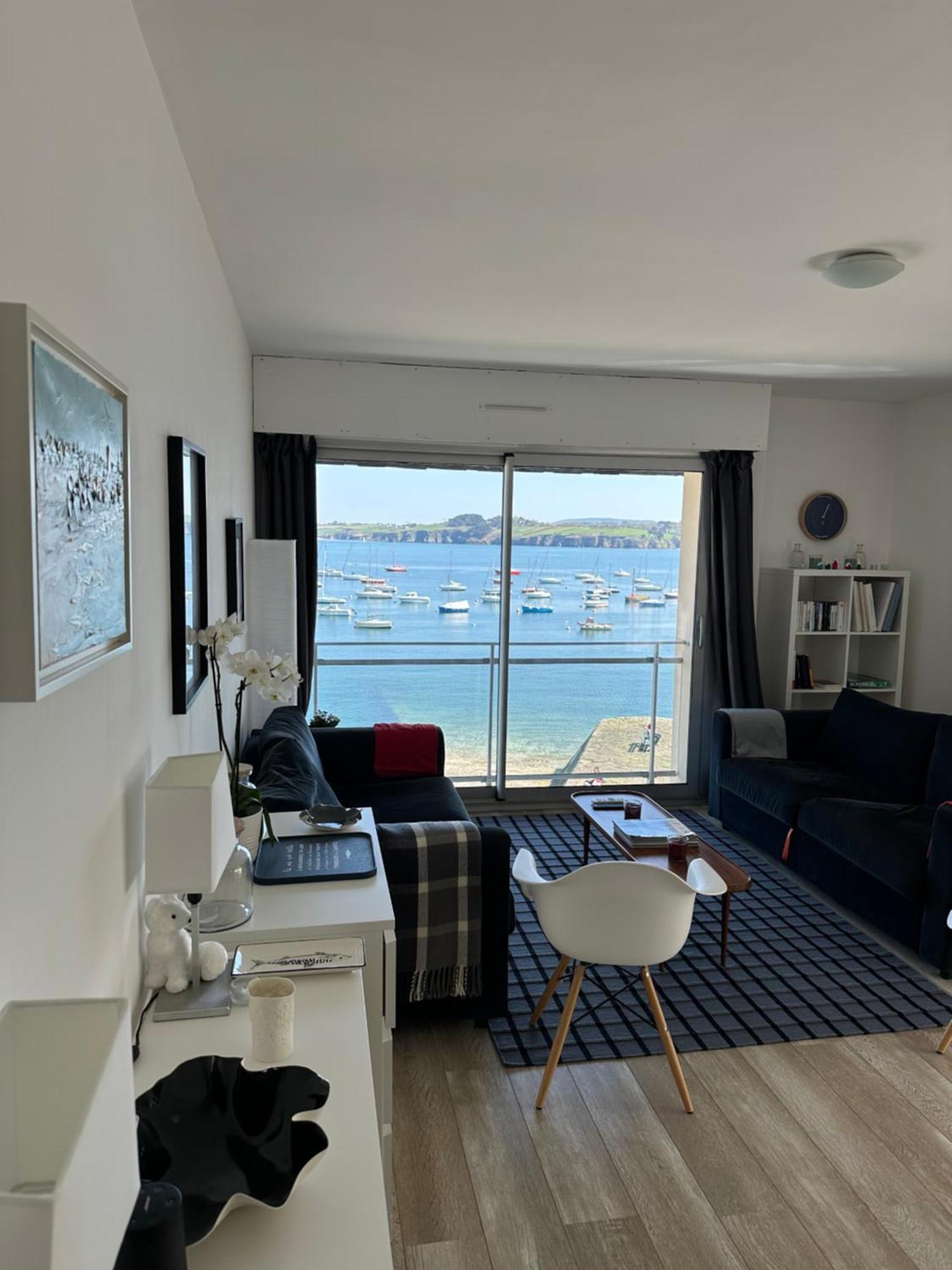 Appartement Design VIII - Port Rosmeur - Sublime Vue Mer 두아르느네 외부 사진